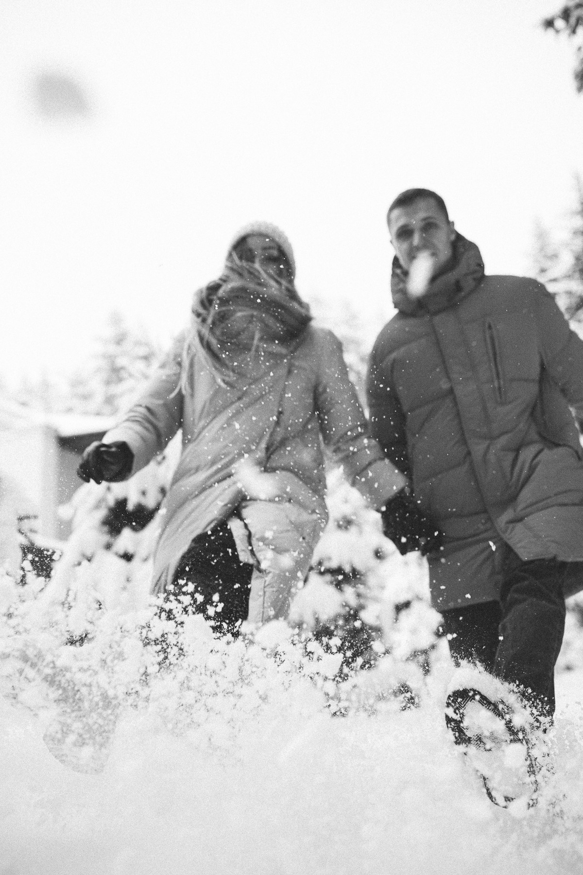 Lovestory в снежном лесу под минском. Алёна Берёзка фотограф Минск