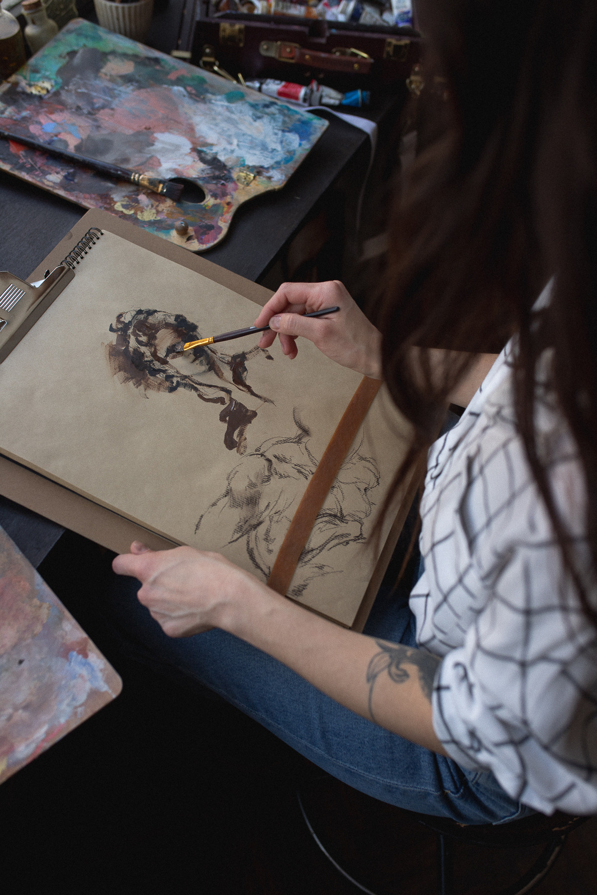 Эльмира. Фотосессия в мастерской. Алёна Берёзка фотограф Минск