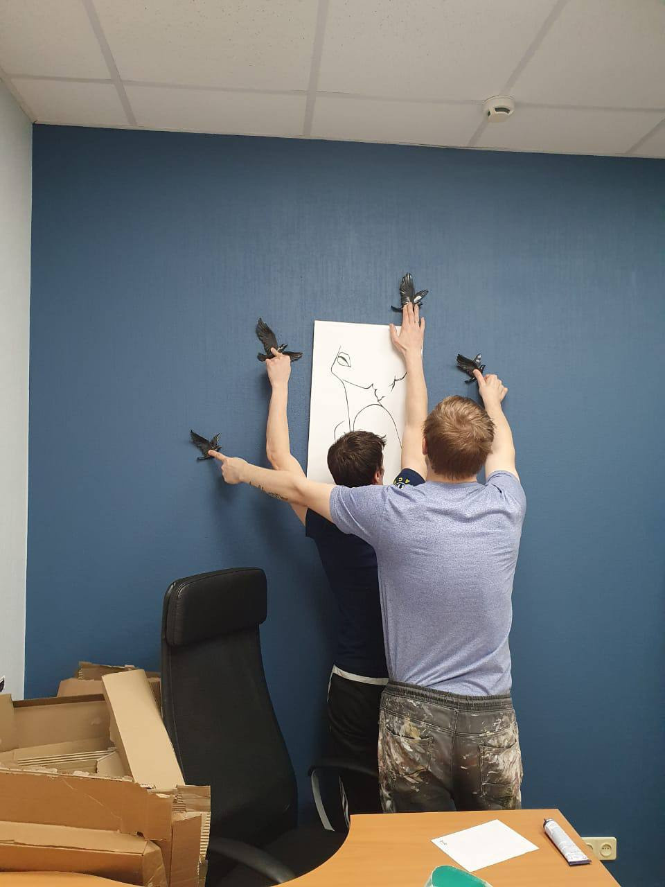 Кабинет нейрографики. Interior designer Stockholm