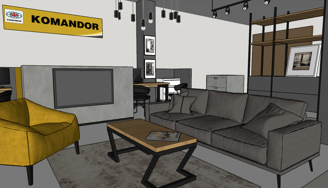 Furniture exhibition design. Interior designer Stockholm