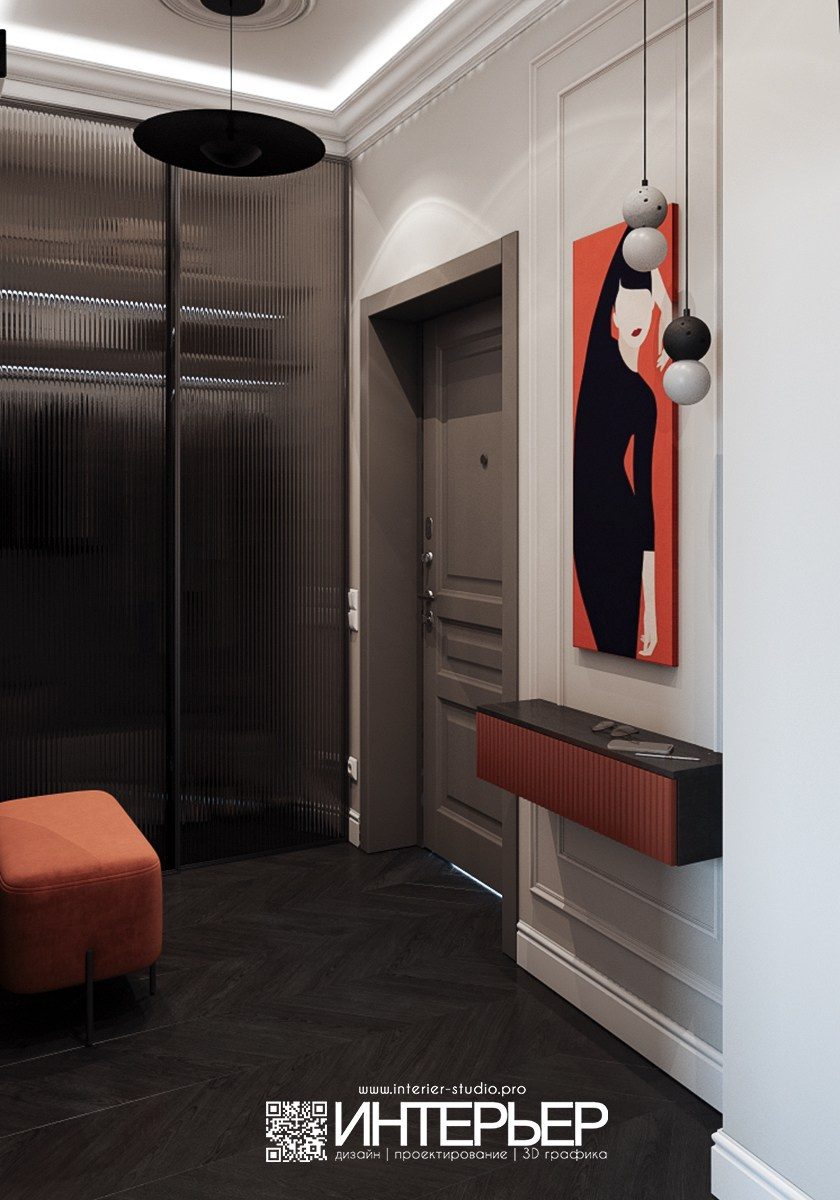 Виталий и Александра. Квартира ЖК «Курортный». Дизайн интерьера, 3D визуализация и 3D моделирование. Создание проектов и чертежей. КМВ: Кисловодск, Пятигорск, Ессентуки и удаленно