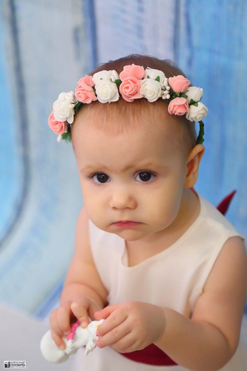 Анечке 1 годик. Фотосалон «Ракурс» в Курске