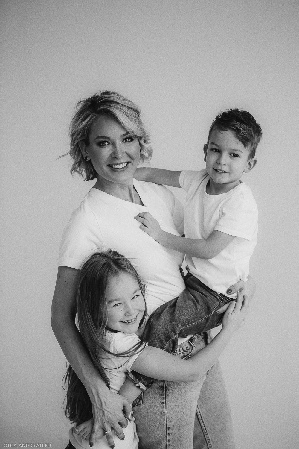 Семейная в студии. Семейный, портретный и свадебный фотограф в Санкт-Петербурге и Москве