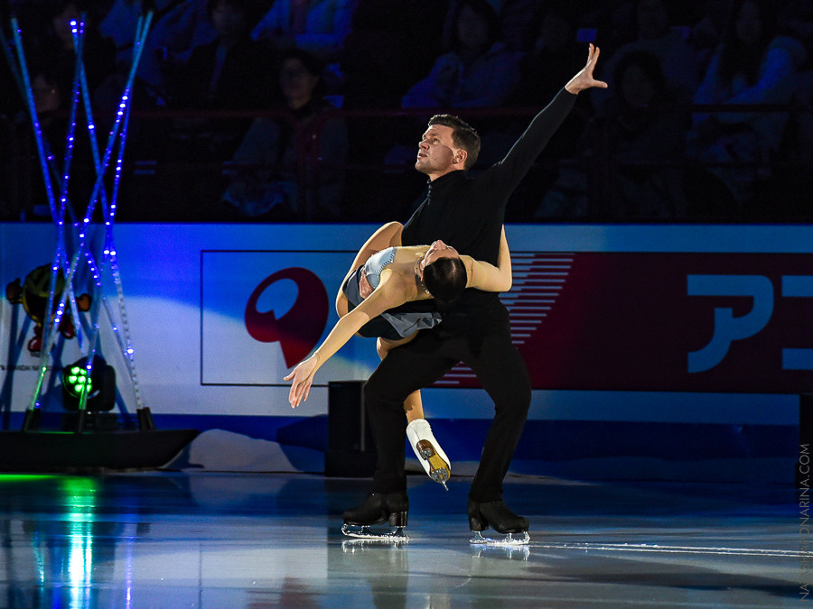 Charlene Guignard - Marco Fabbri Gala WCH 2018. Russian figure skating photographer from Saint-Petersburg