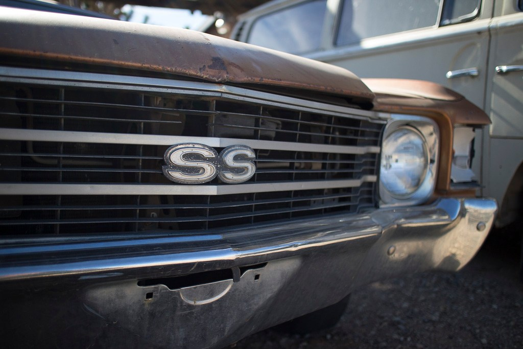 Ретро- авторазборка, США, 2013. Фотограф Василий Буланов