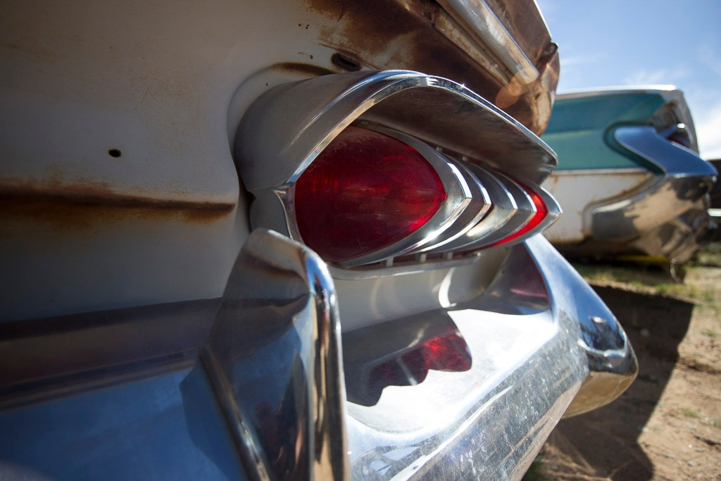 Ретро- авторазборка, США, 2013. Фотограф Василий Буланов