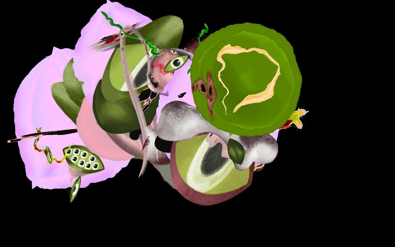 Инсталляция  Dependent, Софья Григорьева, Юлия Рибетки