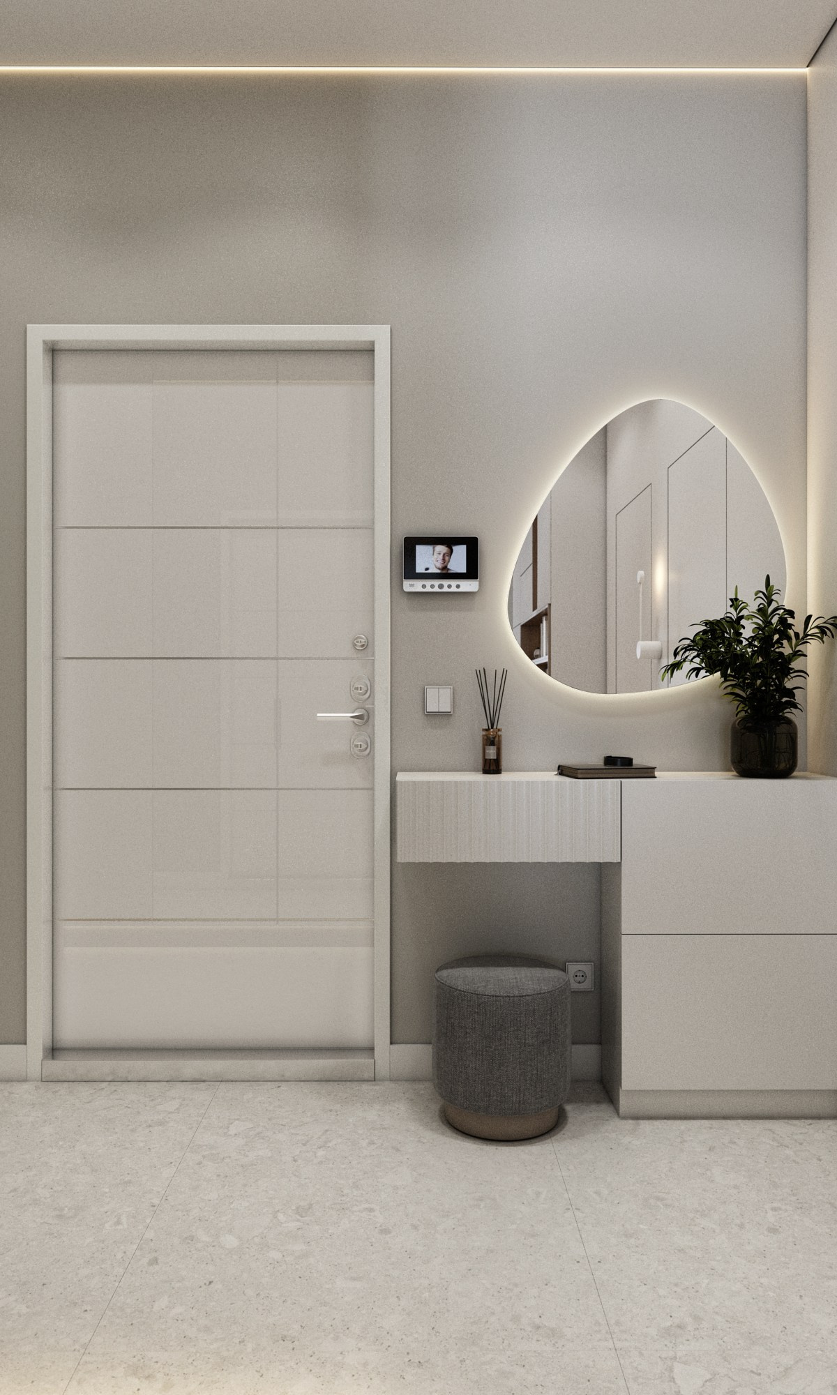 Стильная квартира ЖК Садовый квартал г. Владивосток. Дизайн-проекты жилых и общественных пространств во Владивостоке