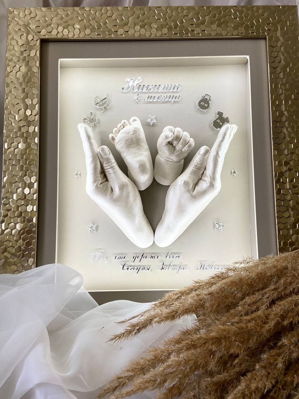 2D и 3D слепки. Фотограф новорождённых newborn деток до года в Кемерово Ксения Вакула