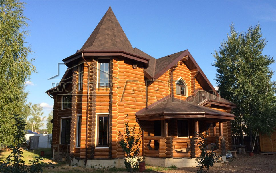 «Замок» 352 кв. м. Проекты деревянных домов
