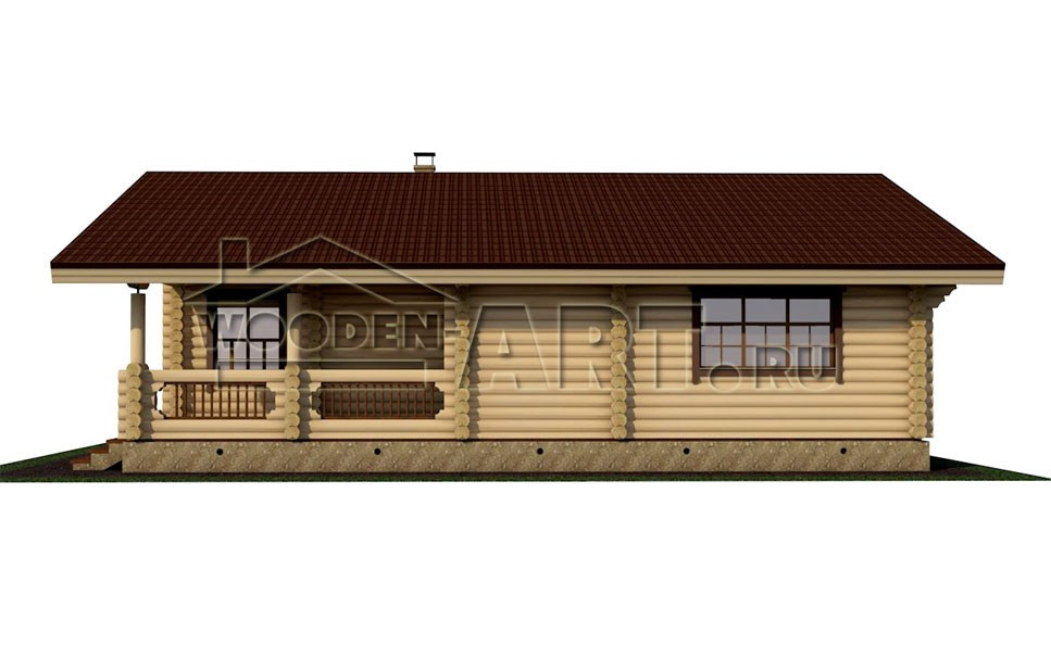 «Велегож парк» 138 кв. м. Проекты деревянных домов