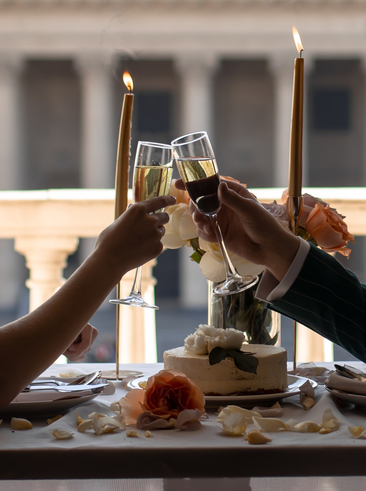 С видом на Казанский собора. Свадебный и семейный фотограф в Москве Диана Левченко