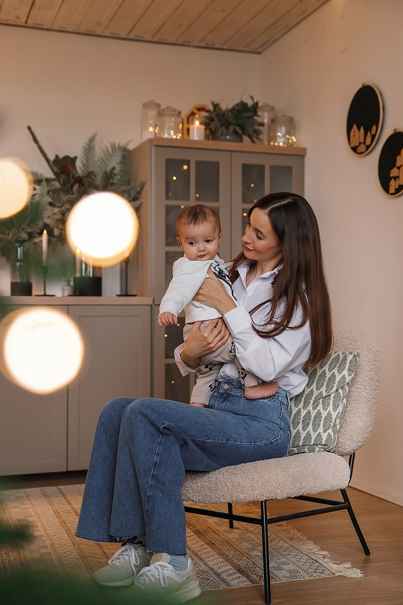 Зимняя фотосессия в студии. Фотограф Олеся Жомер