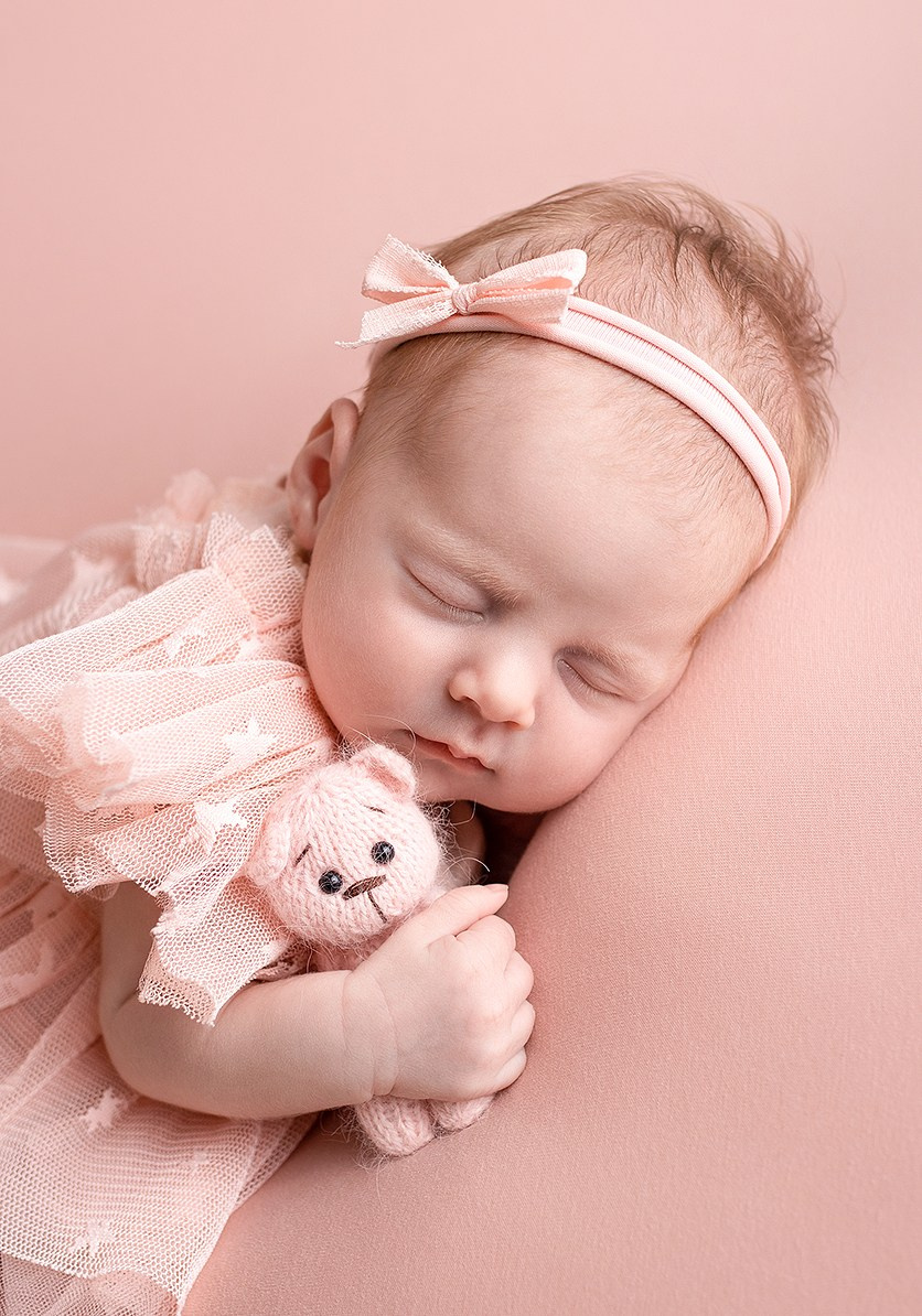 Newborn съёмка Анюты. Фотограф новорождённых и малышей до года в Москве и Московской области