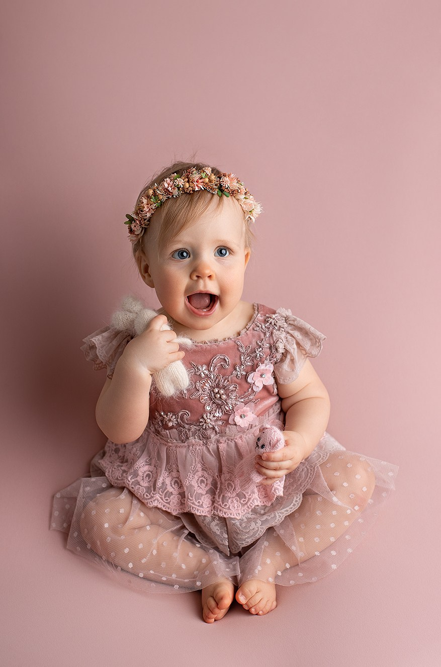 1 Годик Диане. Фотограф новорождённых и малышей до года в Москве и Московской области