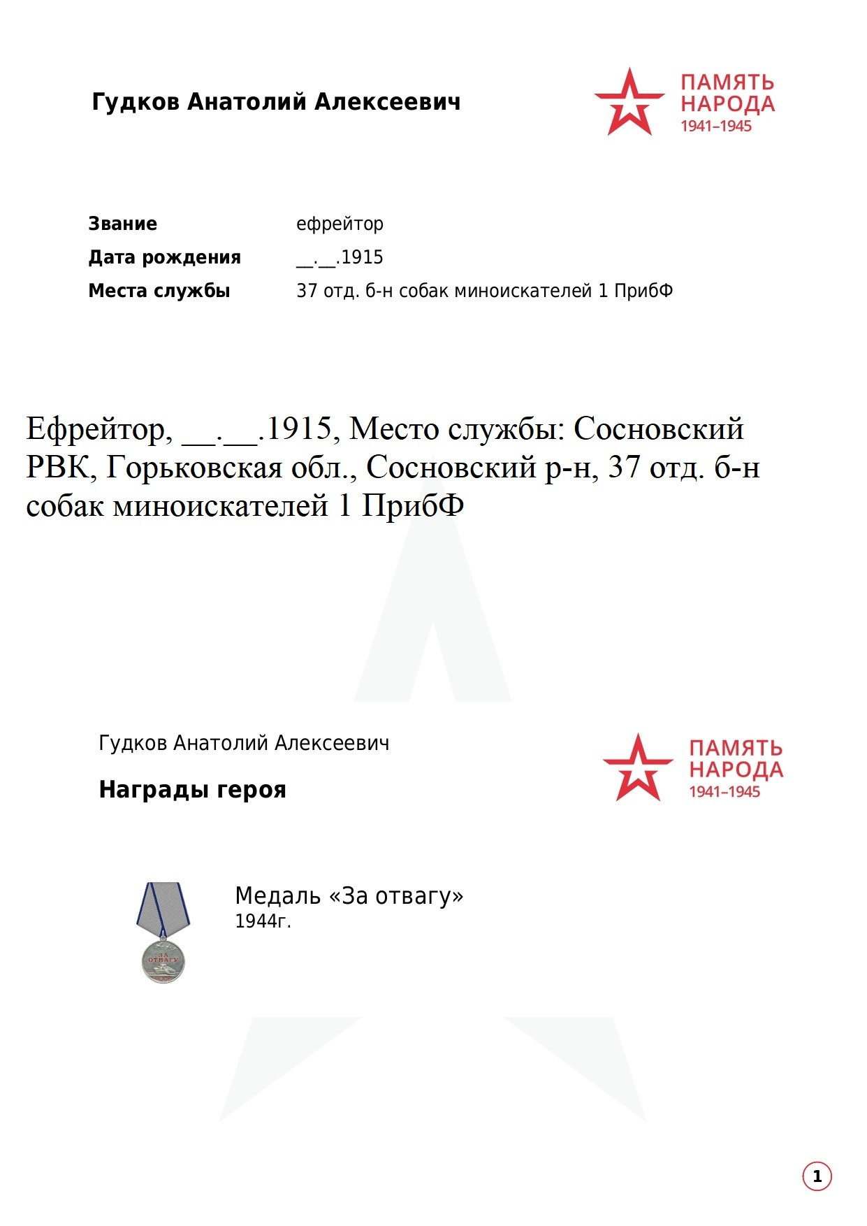 Гудков Анатолий Алексеевич. НРОО КЦ "Собаковод"