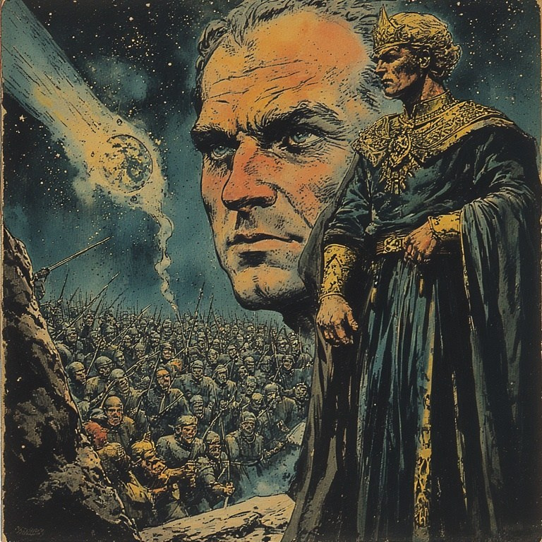 Beautiful pin-art style image