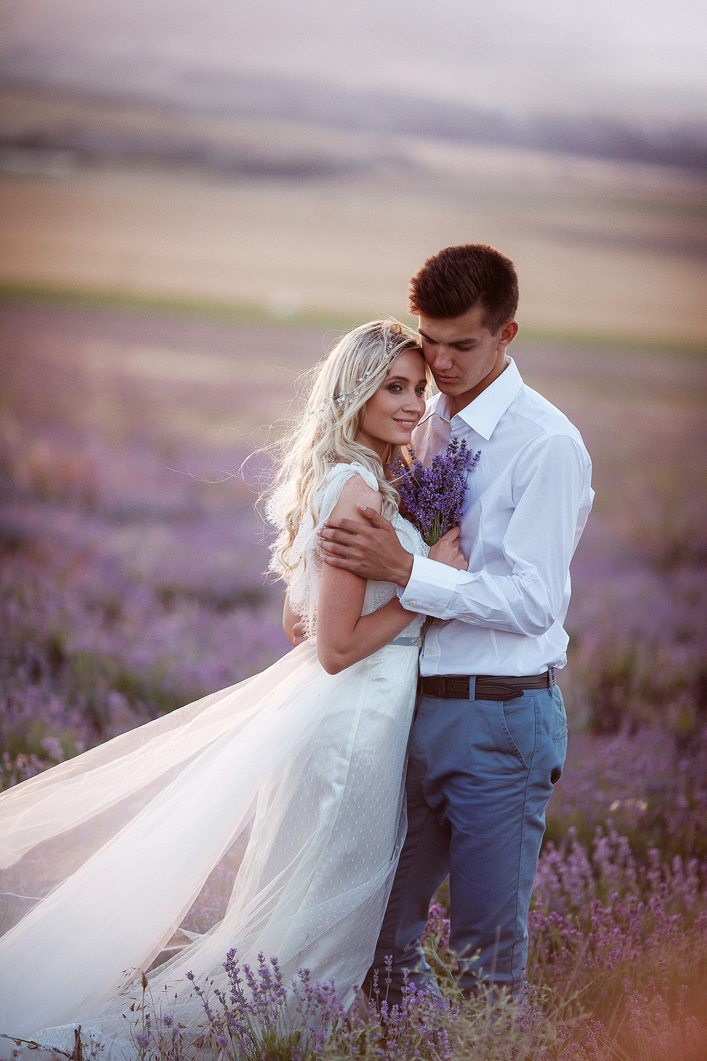 Лавандовый закат. Семейный фотограф в Москве Вера Гук