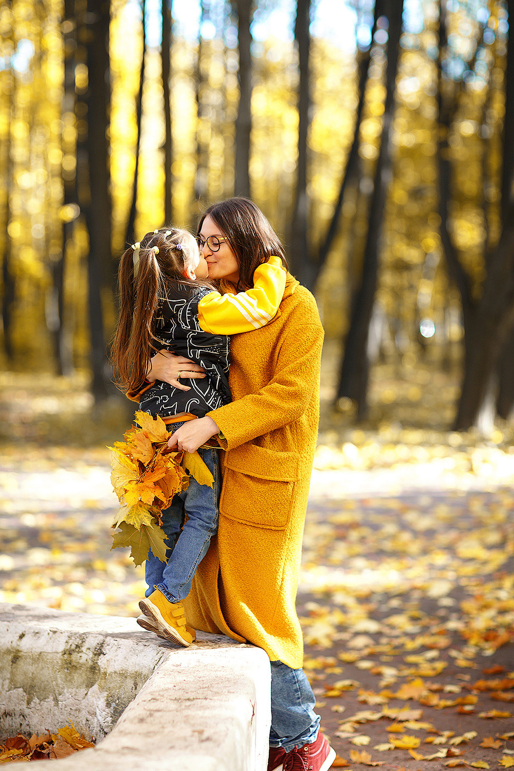 Осенняя прогулка по Нескучному саду. Семейный фотограф в Москве Вера Гук