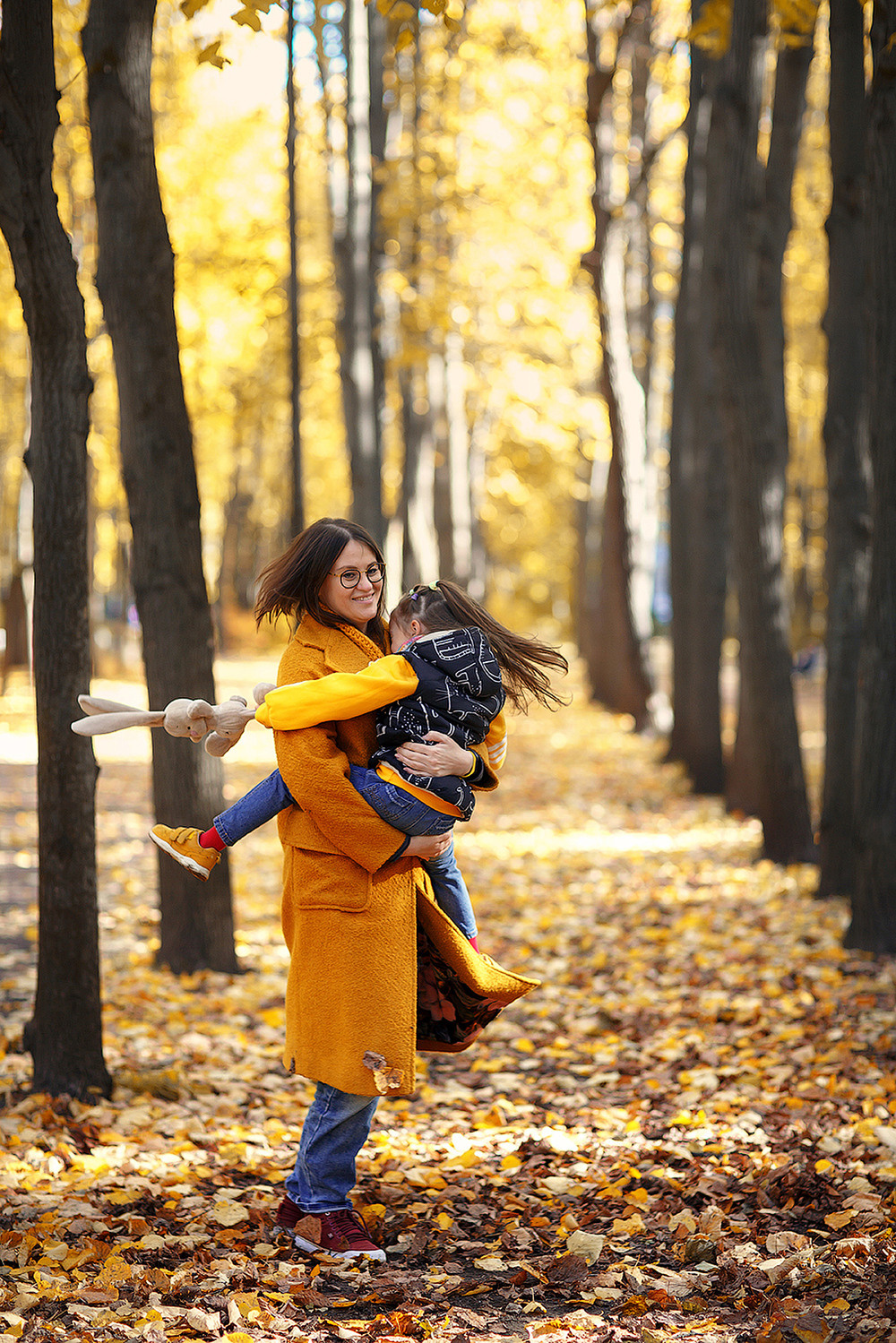 Осенняя прогулка по Нескучному саду. Семейный фотограф в Москве Вера Гук
