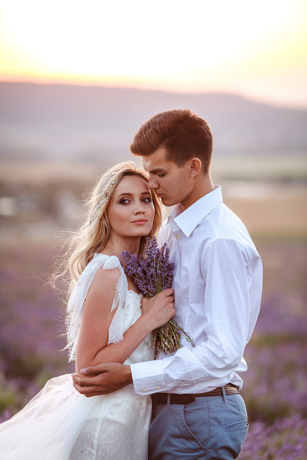Лавандовый закат. Семейный фотограф в Москве Вера Гук