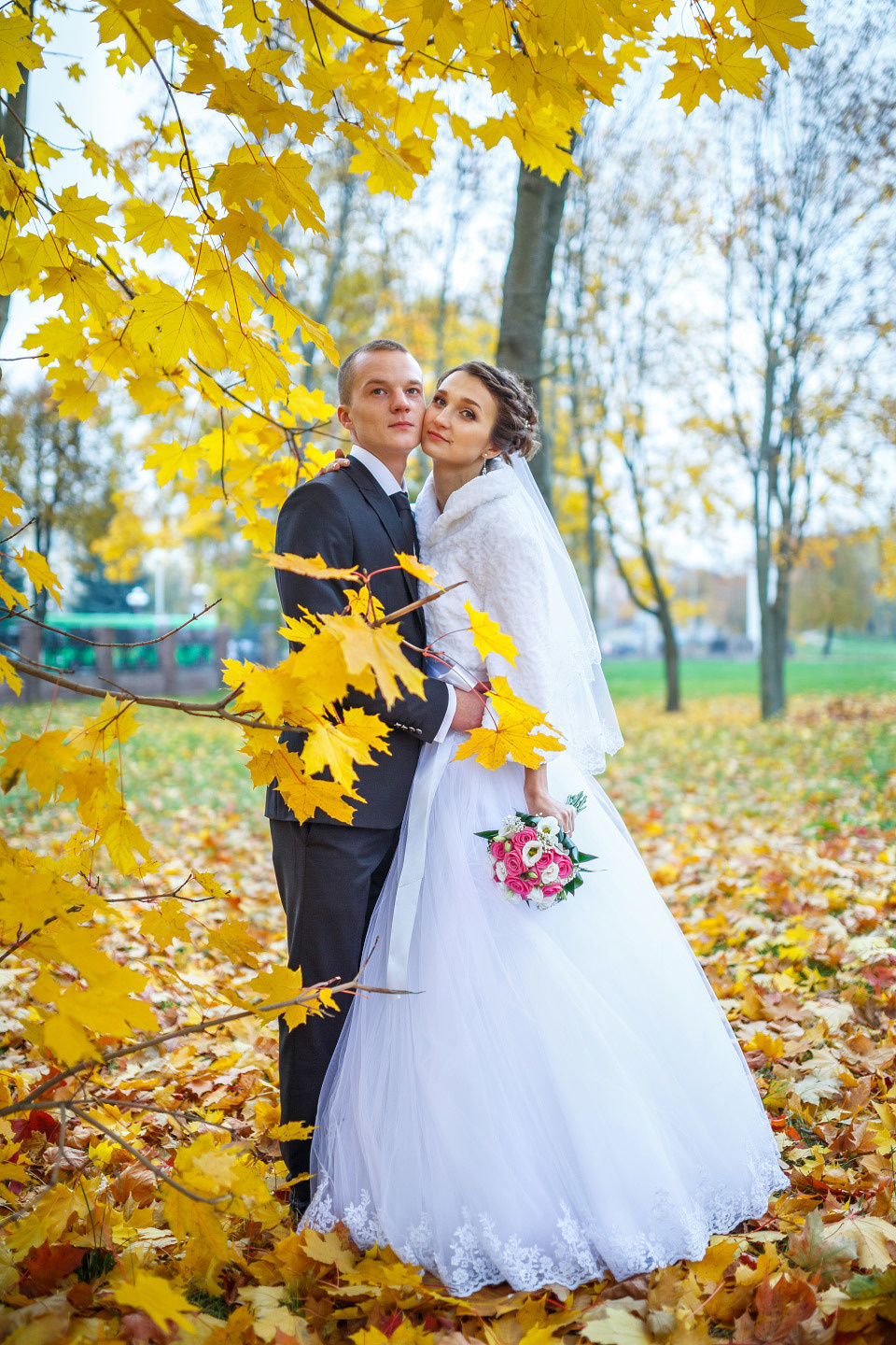 Свадьба осенью. Фотосессия в Молодечно