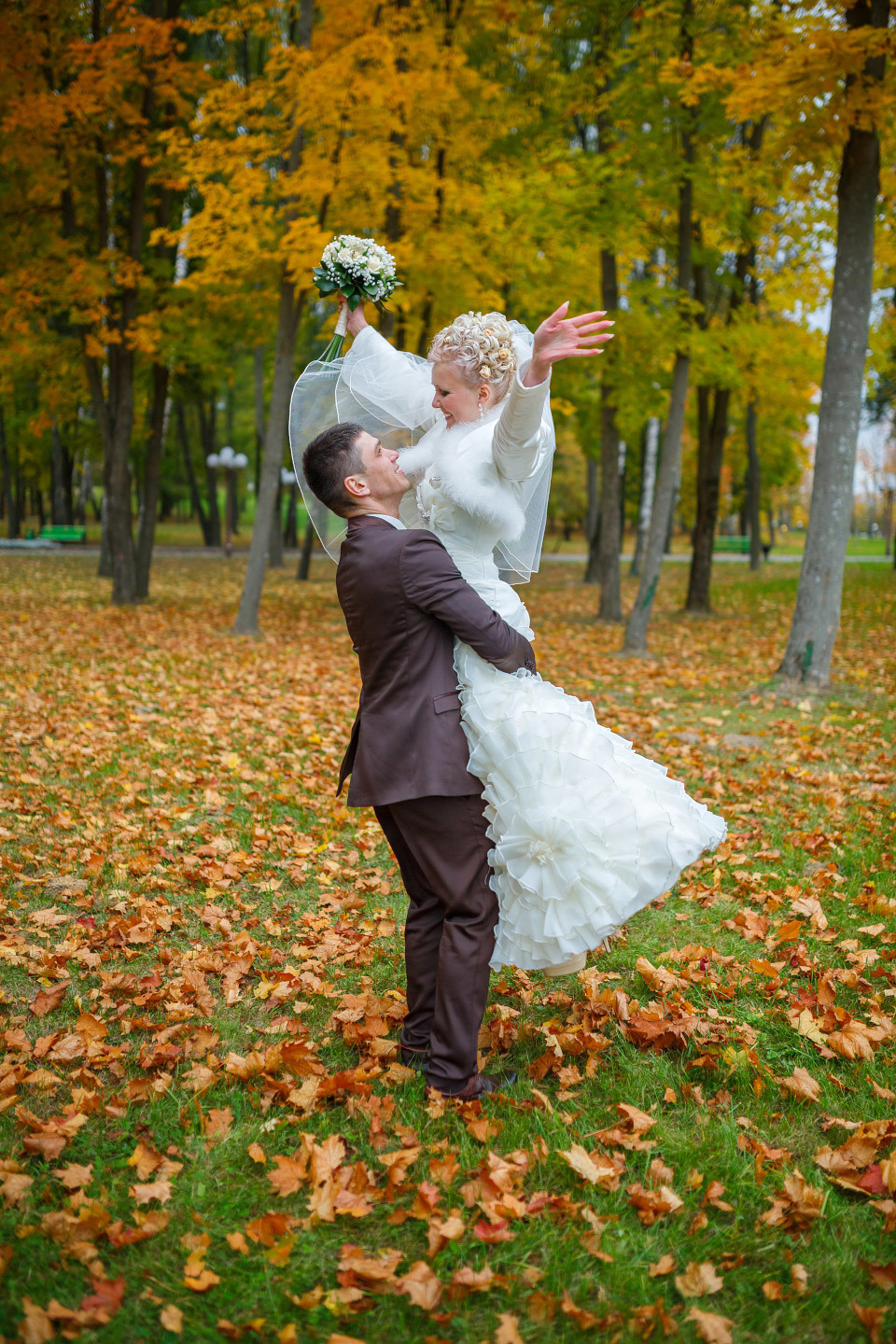 Свадьба осенью. Свадебный фотограф Стельмах
