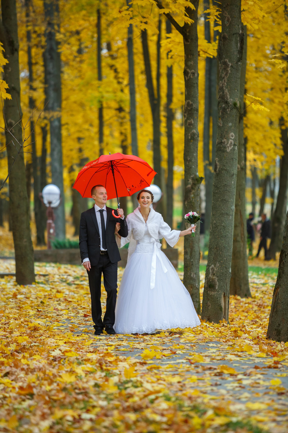 Свадьба осенью. Фотосессия в Молодечно