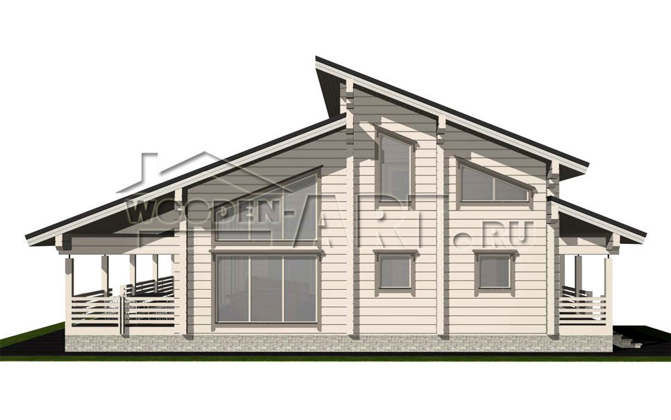 «Красково» 332 кв. м. Проекты деревянных домов