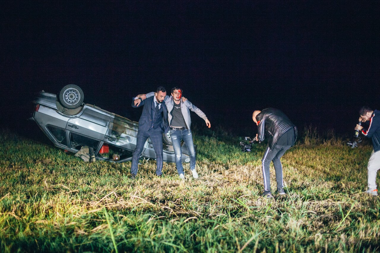 Бэкстейдж съемка рекламы. Фотограф Денис Денисов