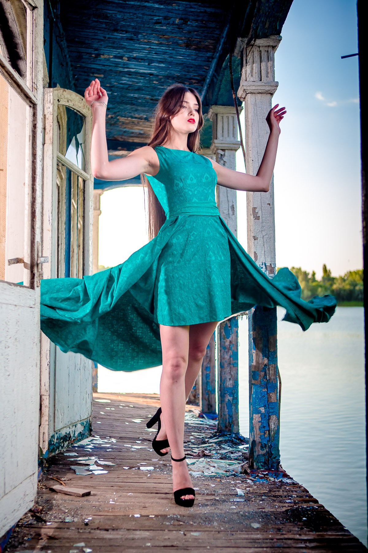 Съемка для модельного агентства «VUV Models». Максим Матвийченко и Виктория Басова профессионалы своего дела