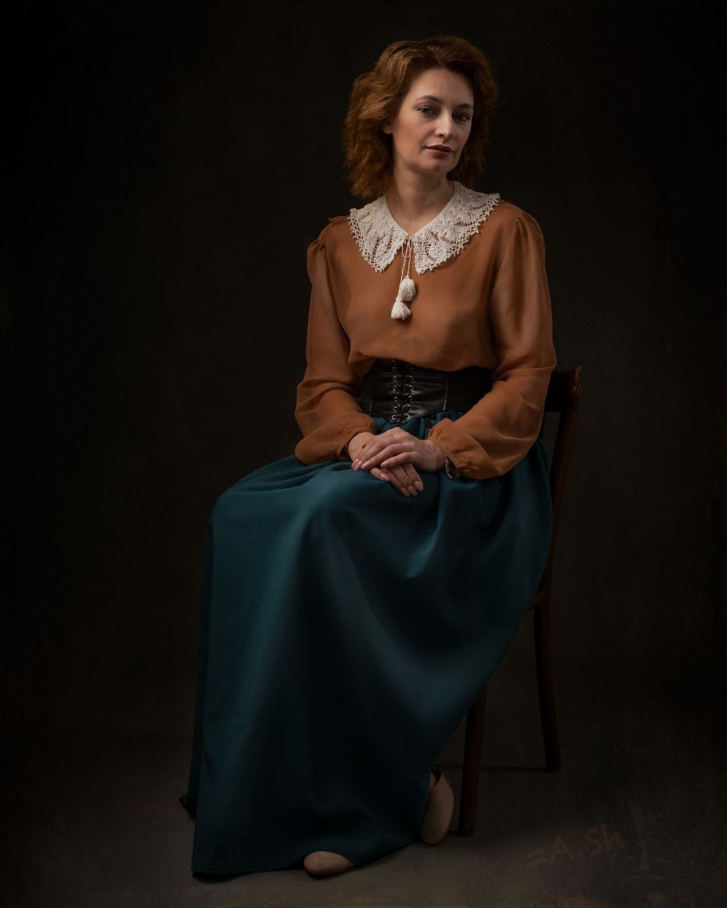 #05 female studio portrait. Professional photoartist in St. Petersburg (wedding, reportage, portrait, model book, love story) Alexander Shvedov