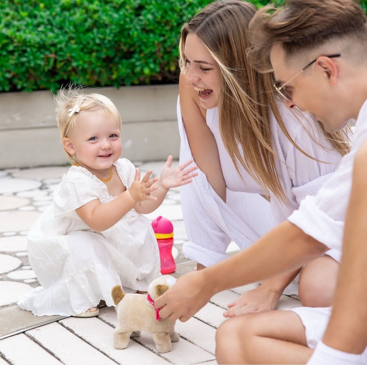 Семейное фото на пикнике в районе Пуэрто-Мадеро Аргентина