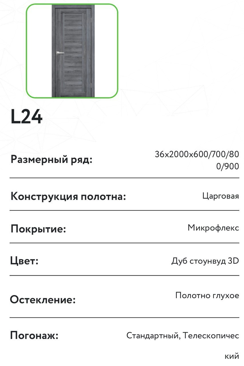 Коллекция LiteDoors_L 24. Портфолио