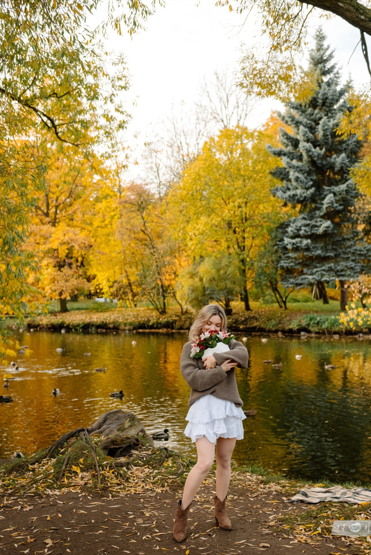 Осенняя фотосессия в Питере парк Екатерингоф. Свадебный и сеейный фотограф в Санкт-Петербурге Елена Худякова