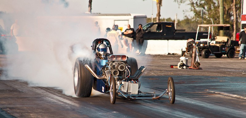 DrugRacing на автомобилях выпущенных до 1975 г. США, Флорида, 2010. Фотограф Василий Буланов