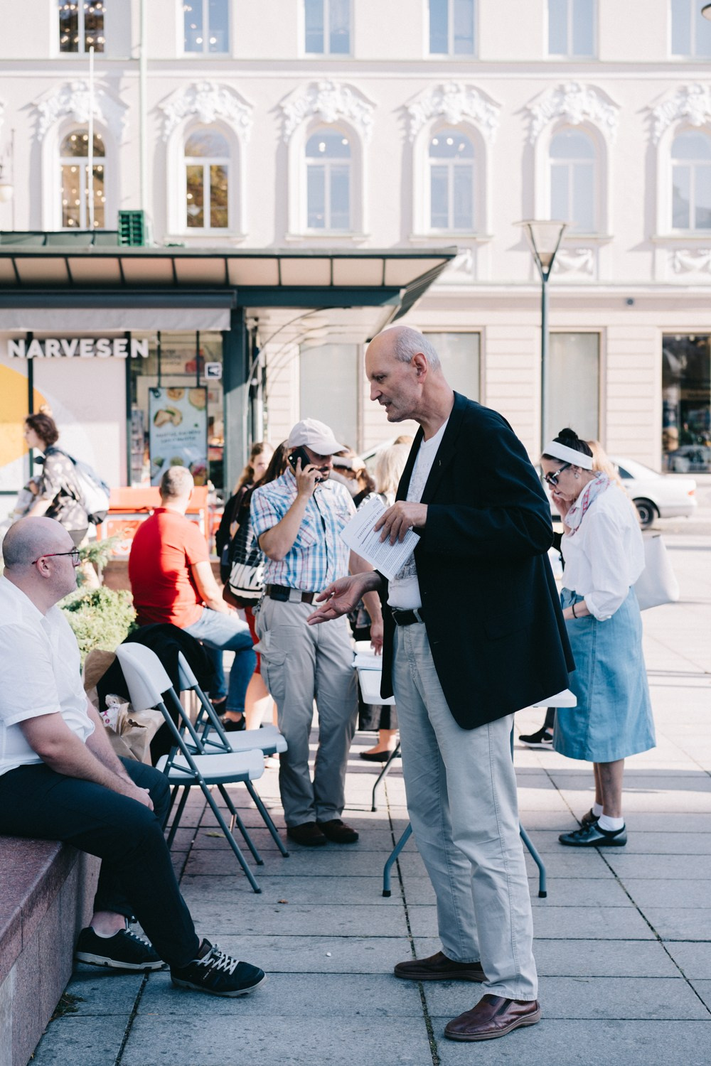 Mokytojų Streikas. Photographer in Vilnius