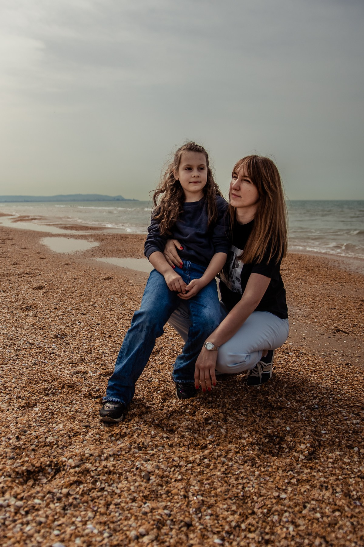 Катя с девочками — утро на пляже. Семейный фотограф Новороссийск, Анапа, Геленджик — Юлия Давыдова