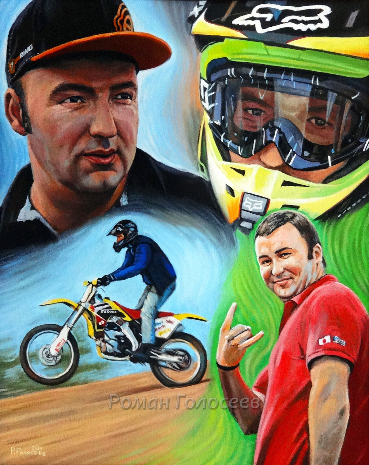 "Денис Глушенко", 50х40, холст, масло, 11.12.2014