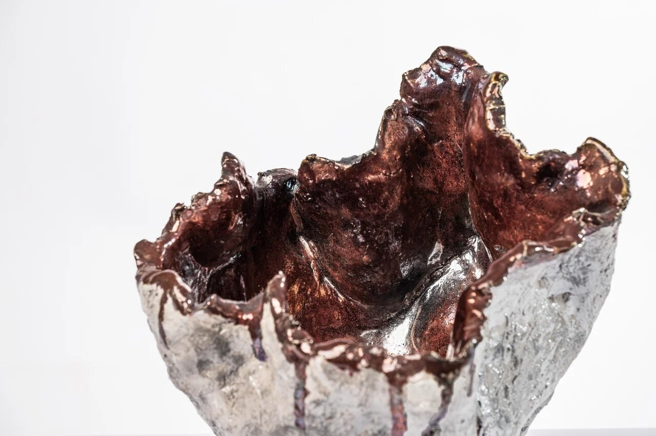 Ваза «Огонь внутри». Арт-керамика Катерины Жизневской