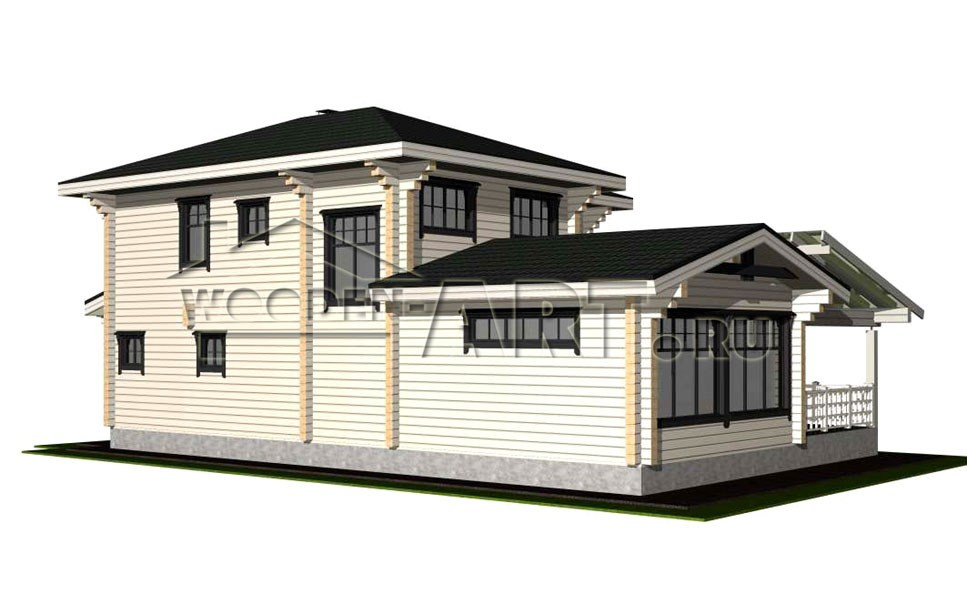 «Вязьма» 236 кв. м. Проекты деревянных домов