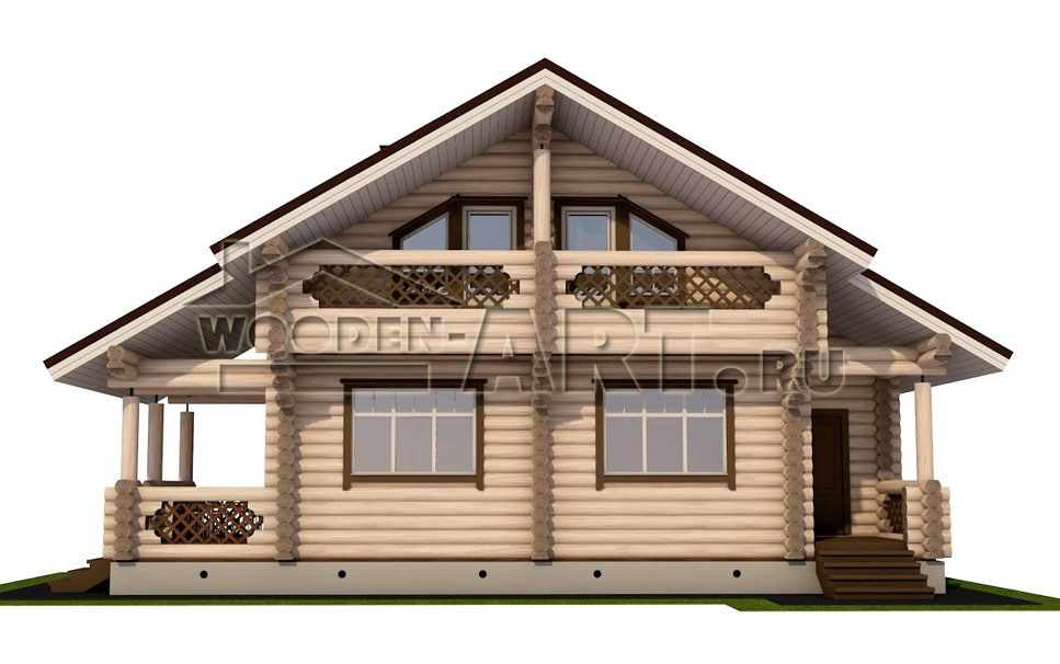 «Нахабино» 192 кв. м. Проекты деревянных домов