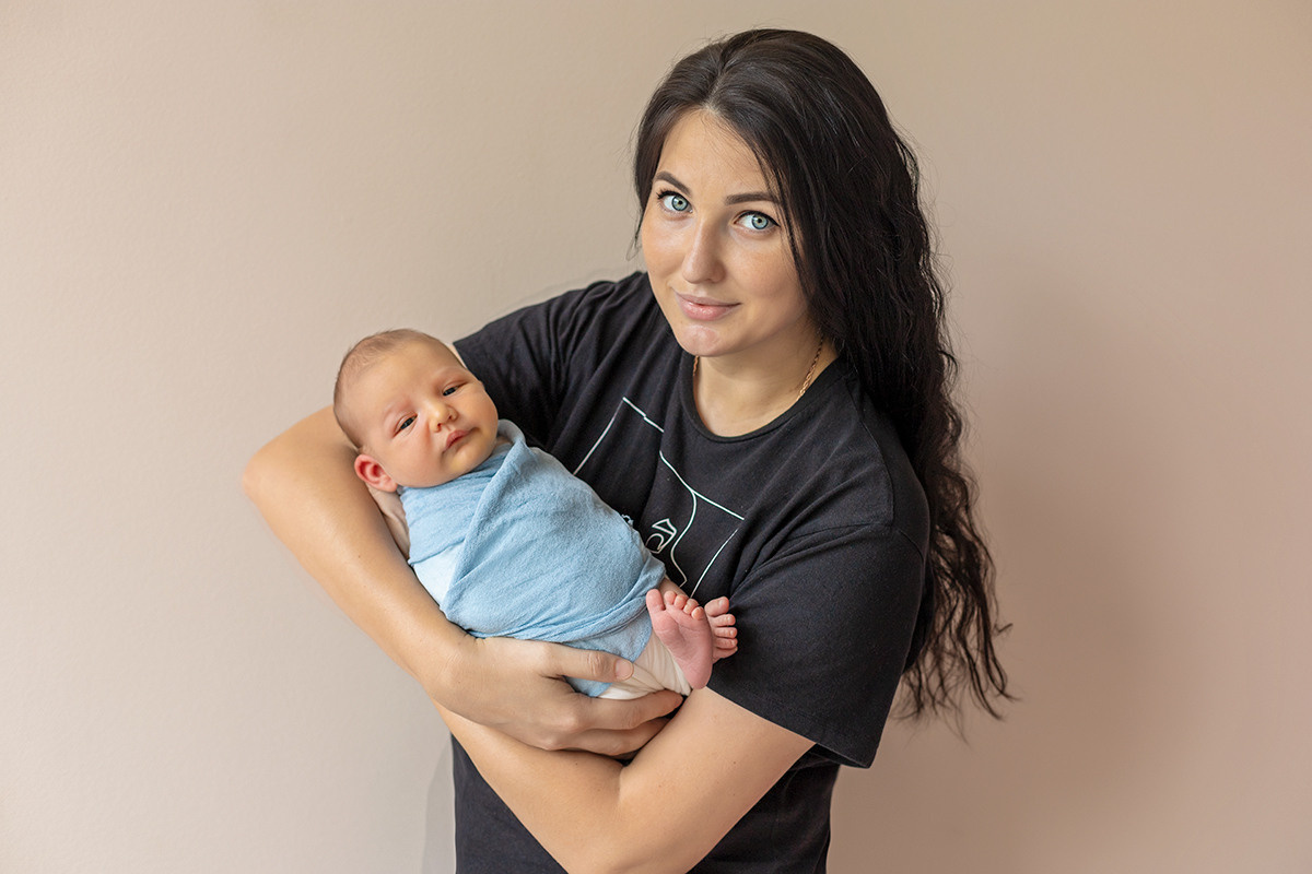 Newborn. Детский фотограф Анна Бабенко. Фотостудия Сочи