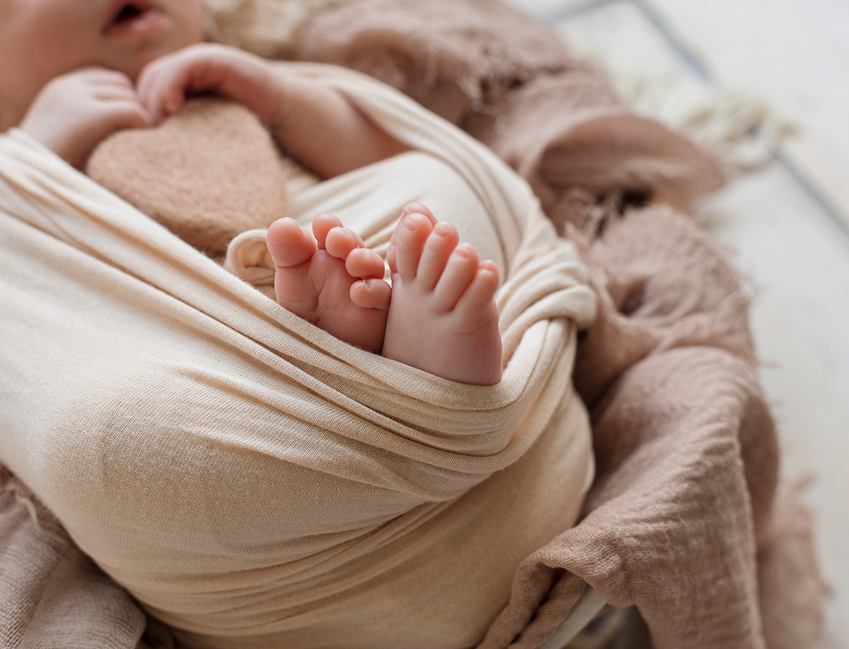 Newborn. Детский фотограф Анна Бабенко. Фотостудия Сочи