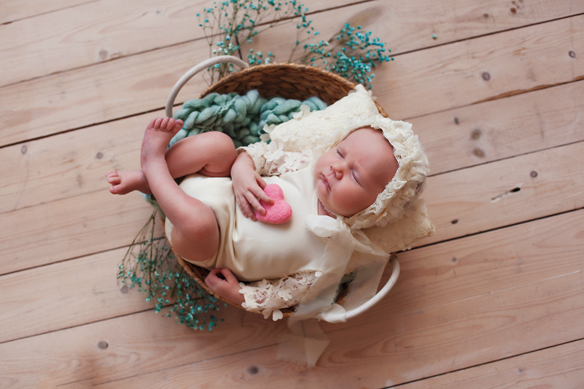 Newborn. Детский фотограф Анна Бабенко. Фотостудия Сочи