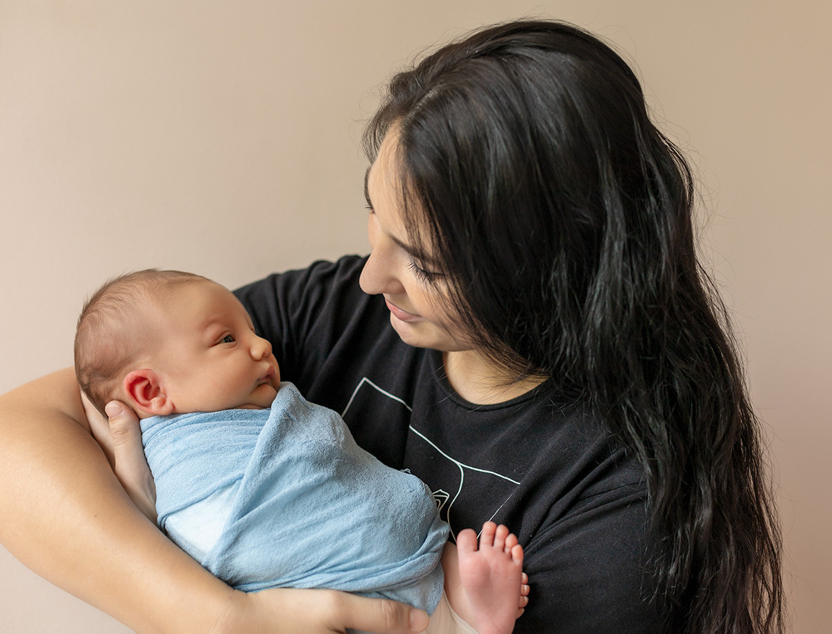 Newborn. Детский фотограф Анна Бабенко. Фотостудия Сочи