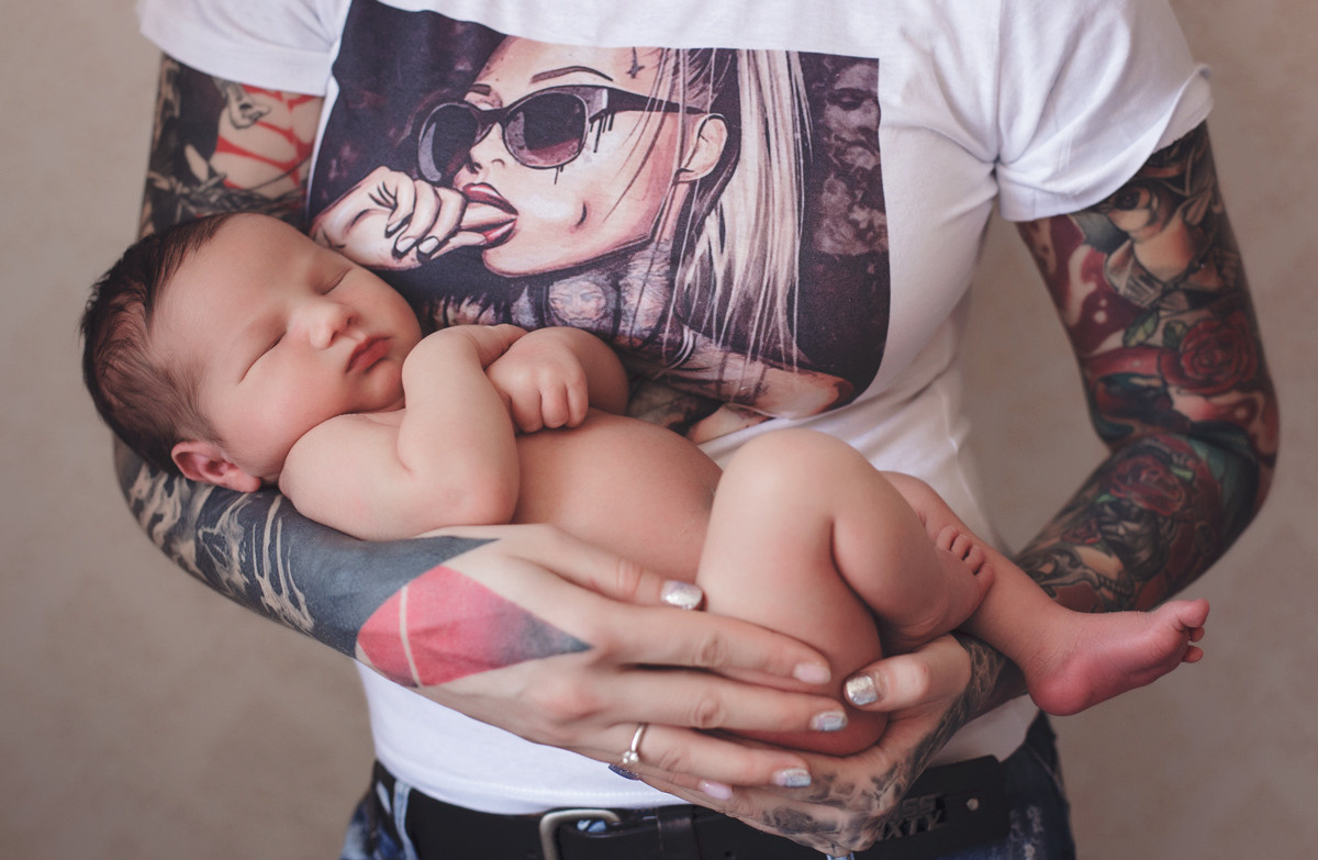 Newborn. Детский фотограф Анна Бабенко. Фотостудия Сочи