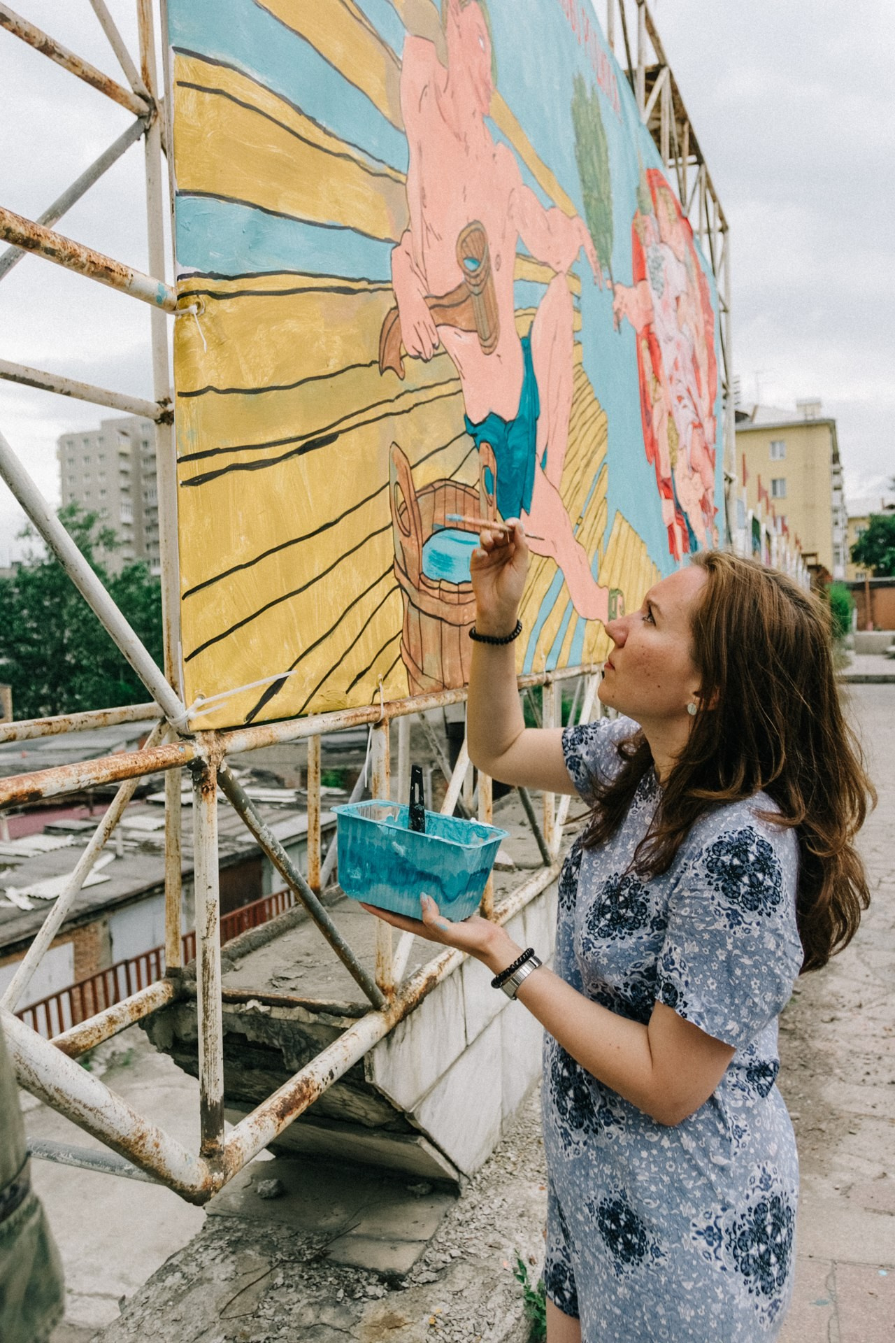 Флаг в руки. Выставка художников @ Центр города. Репортажный фотограф Максим Полянский. Москва, Санкт-Петербург, Красноярск