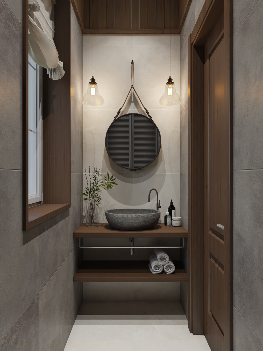 Банный дом в Подмосковье. Дизайн интерьера, от проекта до реализации