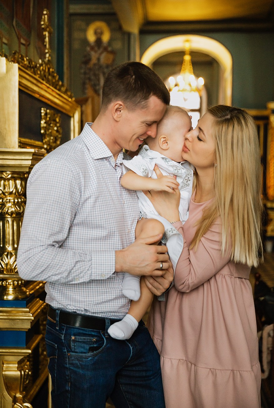 Крещение. Семейный фотограф в Москве Екатерина Ширей